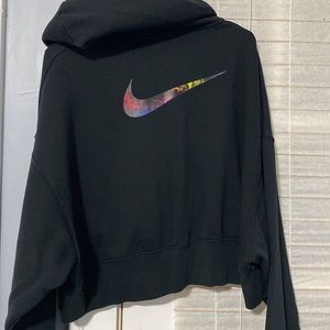 Womens loose zip hoodie gently worn